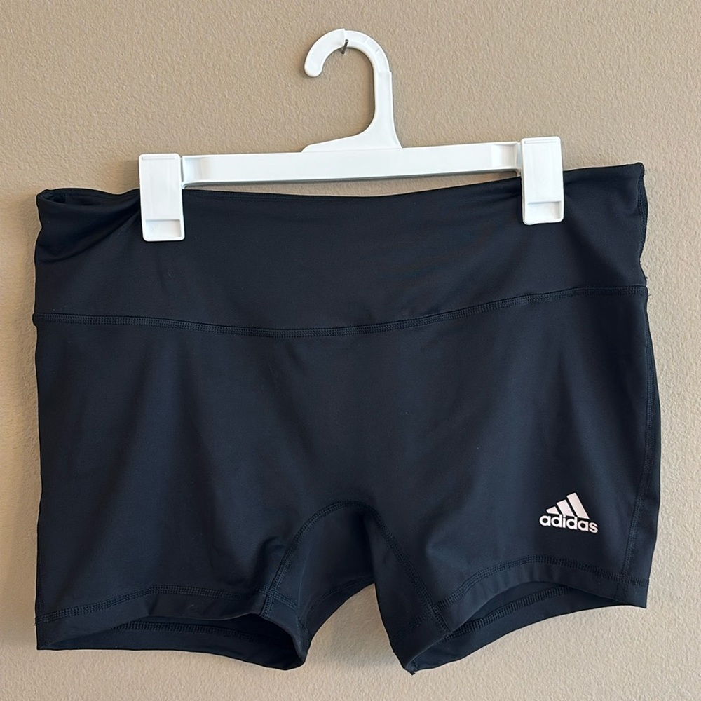 Women’s Adidas Aeroready Black Spandex Shorts Size XL